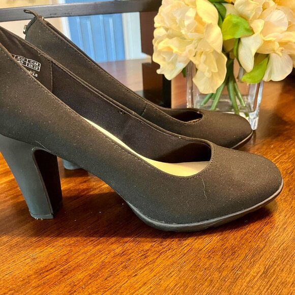 NEW Women's Jenn Ardor Slip On Chunky Block Heel Round Toe Pumps Size 8.5 - Picture 1 of 9